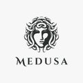 Head of Medusa logo symbol vector