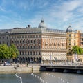 Head Office of Svenska Handelsbanken AB bank building, Stockholm, Sweden Royalty Free Stock Photo