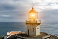 Head of old lighthouse Royalty Free Stock Photo