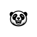 Head panda Vector Logo Design