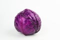 Head red cabbage isolated Royalty Free Stock Photo