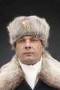 Head shot of a Castle Guard at Prague Castle