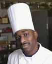 Head shot of chef. Royalty Free Stock Photo