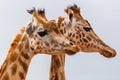 West African giraffe pair