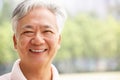 Head And Shoulders Portrait Of Senior Chinese Man