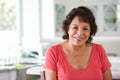 Head And Shoulders Portrait Of Senior Hispanic Woman At Home Royalty Free Stock Photo