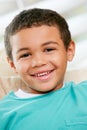 Head And Shoulders Portrait Of Young Boy Royalty Free Stock Photo