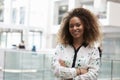 Head And Shoulders Portrait Of Young Businesswoman In Office Royalty Free Stock Photo