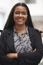 Head And Shoulders Portrait Of Young Businesswoman In Office Royalty Free Stock Photo