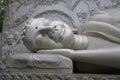 The head of the sleeping Buddha. Nha Trang, Vietnam Royalty Free Stock Photo