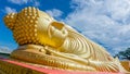 Head of sleeping buddha statue Royalty Free Stock Photo