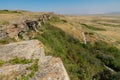 Head-smashed-in buffalo jump, alberta, canada Royalty Free Stock Photo