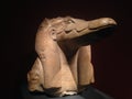 Head of a Statue of the God Sobek Shedeti at Metropolitan Museum of Art.