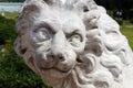 Head of stone lion Royalty Free Stock Photo