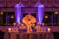 Head Table at a Beautiful Winter Wedding