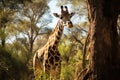 Wildlife neck africa african nature safari mammal giraffe park tall wild animals wilderness