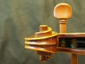 Head Violin Wood and String Music Instrument Retro Inspire Pinhole View Royalty Free Stock Photo