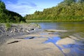 Head Waters of the karamea River, New Zea and Royalty Free Stock Photo