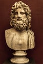 Head of Zeus statue from Uffizi Gallery in Florence, Italy