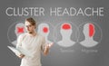 Headache Symptom Migraine Tension Cluster Concept Royalty Free Stock Photo