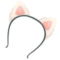 Headband with cat ears, hair accessories or costume part