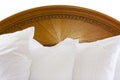 Headboard and pillows Royalty Free Stock Photo