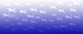 Header Background Pet Dogs Pattern on Blue Gradient Background Royalty Free Stock Photo