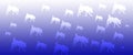 Header Background Pet Dogs Pattern on Blue Gradient Background Royalty Free Stock Photo
