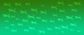 Header Background Pet Dogs Pattern on Green Gradient Background Royalty Free Stock Photo