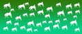 Header Background Pet Dogs Pattern on Green Gradient Background Royalty Free Stock Photo