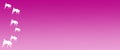 Header Background Pet Dogs Pattern on Magenta Gradient Background Royalty Free Stock Photo