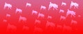 Header Background Pet Dogs Pattern on Red Gradient Background Royalty Free Stock Photo