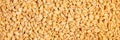 Header, puffed wheat grain background, breakfast cereal Royalty Free Stock Photo