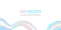 Header website abstract wave style simple design Royalty Free Stock Photo