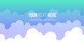 Header website cloud style design