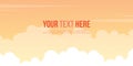 Header website cloud style design