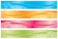 Headers/Banners - Brights Royalty Free Stock Photo