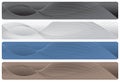 Headers/Banners - Neutrals Royalty Free Stock Photo