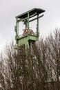 The headframe of Mine Georg in Willroth, Germany