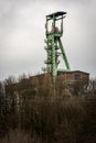 The headframe of Mine Georg in Willroth, Germany