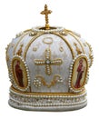 Headgear of the orthodox bishop Royalty Free Stock Photo