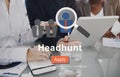 Headhunt Employment Application Job Concept