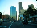 Heading Downtown Through Walt Disney Concert Hall, Los Angeles, California Royalty Free Stock Photo