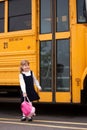 Heading Home from School Royalty Free Stock Photo