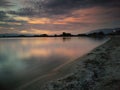 Sunset lake toba (pasir putih parparean)