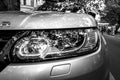 Headlamp of mid-size luxury SUV Range Rover Sport, since 2013