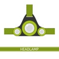 Headlamp Vector Icon