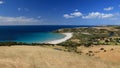 headland and beach on kangaroo island in australia Royalty Free Stock Photo