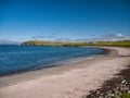 The sand beach at Melby near Sandness in Shetland, Scotland, UK Royalty Free Stock Photo