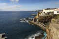 Headland near the Fort of San Tiago at the end of Santa Maria Street in Funchal Madeira